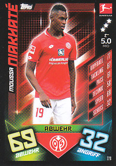 Moussa Diakhate 1. FSV Mainz 05 2019/20 Topps MA Bundesliga #228